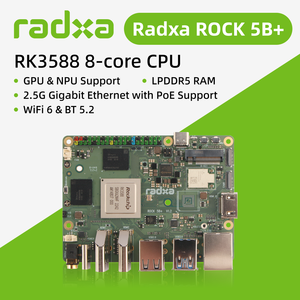 ROCK 5B+ RK3588 Octa Core SBC GPU NPU 8K HDMI LPDDR5 WiFi6 Placa de Desarrollo Industrial Radxa - Product Image 2