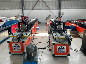 Màn trập cửa cuộn tạo thành máy chất lượng cao PLC Hệ thống điều khiển theo dõi cắt hoàn toàn tự động Con lăn màn trập cửa máy - Product Image 2