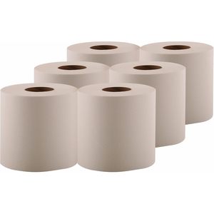 Papier toilette géant perforé à déroulement central, sans mandrin, pour usage domestique, boîte de 1 rouleau - Product Image 1