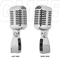 Microphone dynamique de haute qualité en métal avec interrupteur de réglage, microphone filaire pour scène KTV, microphone portable, microphone professionnel pour karaoké