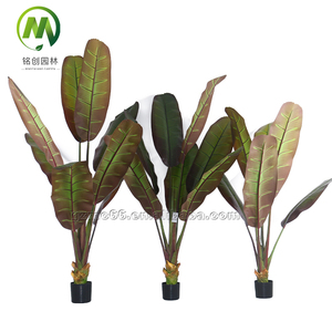 Árbol de Plátano Artificial Realista, Planta <span class=keywords><strong>Tropical</strong></span> de Plástico, Plátano de Pierna de Elefante para Decoración - Product Image 6
