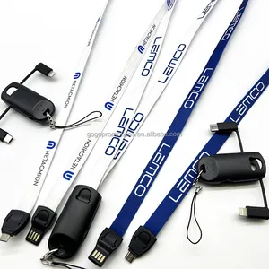 Fabrika OEM toptan Logo marka kordon USB hızlı şarj 3 in 1 kordon şarj aleti kablosu iş eserdir