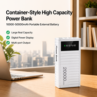Hoge capaciteit 30000mAh powerbank met slim digitaal scherm, ondersteunt 5 apparaten tegelijkertijd, OEM/ODM bronfabriek ondersteuning