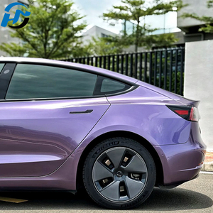 Fábrica de vinilo polimérico PET TPU al por mayor PET HD brillante Metal líquido <span class=keywords><strong>Loganberry</strong></span> Car Wrap vinilo rollo completo tamaño 1.52X1 8M/5X60FT - Product Image 5