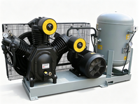 Compresseur d'air industriel personnalisable à vis, refroidi par air, pour usine de soufflage de plastique PET, 30 bars