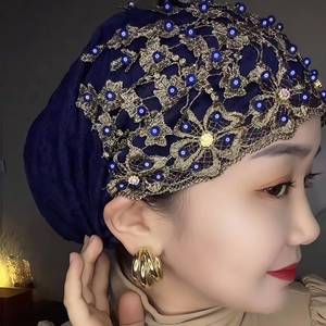Pañuelo islámico árabe transpirable y ecológico para mujer, para las cuatro estaciones, gorro con pañuelo. - Product Image 2