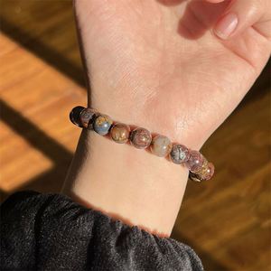 Bracelet en pierre naturelle avec perles de verre colorées, favorisant la prise de décision, style viral professionnel pour les médias sociaux, paiement flexible - Product Image 4