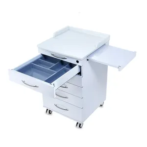 Movable Medical Dental Rolling Cabinet Trolley Hospital Clinic Dental Cabinet For Dentist