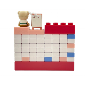 2025-2026 Calendario de Adviento limitado anual temático Bloque de montaje creativo Calendario perpetuo para niños Personalizador Calendario promocional - Product Image 4