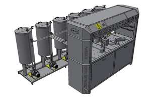 Haute visibilité semi-automatique multicolore en acier inoxydable 304 Textile cône fil teinture Machine 1 cône 1 Minute capacité nouveau - Product Image 2