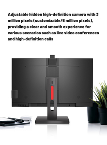 จอ LCD ขนาด 27 นิ้ว พร้อมกล้อง HD แบบยกได้ 100Hz 165Hz 240Hz จอคอมพิวเตอร์เล่นเกมไร้ขอบ พร้อมพอร์ต USB 2 พอร์ต - Product Image 5