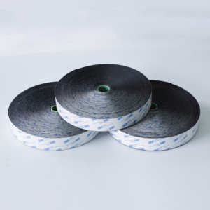 LL102 Venta al por mayor Adhesivo de <span class=keywords><strong>doble</strong></span> <span class=keywords><strong>cara</strong></span> resistente a altas temperaturas con respaldo <span class=keywords><strong>3M</strong></span> Velcroes con respaldo adhesivo blanco y negro - Product Image 2