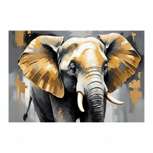 All'ingrosso senza cornice 30x40cm elefante disegno tela arte Semi-dipinto a mano 60 pezzi Per scatola - Product Image 1