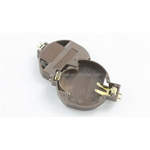 Boîtier de <span class=keywords><strong>pile</strong></span> bouton rond horizontal CR2032, brun, pour montage SMT - Product Image 3