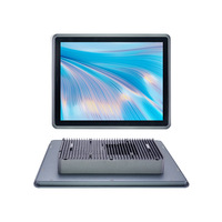 Ordinateur industriel tout-en-un avec écran tactile résistif HD de 17 pouces, 8 Go de RAM et 128 Go de stockage