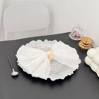 Super glanzende, luxe bruiloftsbanket fruitplateau, Europese lichte luxe decoratieve schaal, effen patroon, huishoudelijk, westerse gerechten