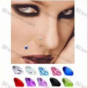 Magnético Falso Nariz, Orelha, Monroe Studs body piercing jóias anéis - Product Image 1