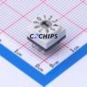 MER-10C Rotary Encoder Switch Through hole Component (THT) Switch 10 Through Hole True Code - Product Image 1