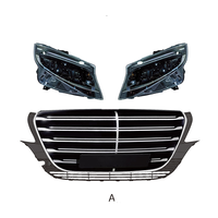 Kit Carrosserie d'Amélioration TDCMY Comprenant l'Ensemble Pare-Chocs Avant et Arrière Avec Calandre pour Mercedes Benz Vito 2016-2024
