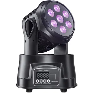 Mini Stage Lights Sound Activated Wash Controller Stage Light Led Moving Head Dj Disco Lights