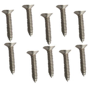 สกรูเกลียวปล่อยสแตนเลส 304 ขนาด 5x19 มม. หัวจมแบบมีร่อง เกรด 8 สำหรับงานโลหะ - Product Image 3
