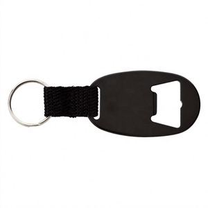 Promotion : Décapsuleur manuel ovale en alliage métallique avec sangle en ruban tissé, personnalisable, pour ouvrir les bouteilles de bière et de vin - Product Image 2