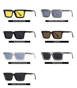 نظارات شمسية بإطار مربع مخصصة للرجال، نظارات شمسية جديدة لعام 2026، نظارات شمسية فاخرة بالجملة بإطار من البولي كربونات مستقطب - Product Image 4