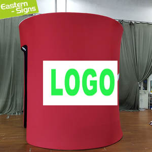Tissu de tension de logo d'impression personnalisé polychrome <span class=keywords><strong>Dressing</strong></span> Pop up à langer portable cabine d'essayage avec rideaux - Product Image 5