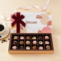 Boîtes à chocolat personnalisées haut de gamme, imperméables, avec fermeture magnétique, design écologique et doublure en éponge