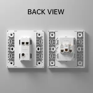 Single Network Computer Port Socket For Home And Hotel PC Panel Plug Sockets