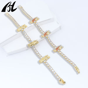 गुडालुपे हीरे के कंगन की C-679 कुंवारी, तामचीनी आकर्षण सोने के शानदार गहने, क्रॉस-बॉर्डर सप्लाई - Product Image 4