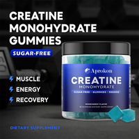 Gummies de créatine monohydrate OEM, complément pré-entraînement pour la croissance musculaire et la récupération, pour hommes et femmes