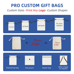 <span class=keywords><strong>Cotton</strong></span> Hữu Cơ in Muslin Dây Kéo Túi biểu tượng tùy chỉnh lớn Linen bông bụi bao bì túi cho PURSE Giày Túi Xách sang trọng - Product Image 6