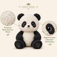 Mignons amis de la forêt : Boîte mystère en peluche 10-15cm, mini-animaux en matériaux variés pour enfants, objets de collection, cadeau de fête d'anniversaire, vente en gros