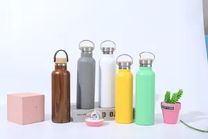 Solid Colour Insulated Running Unique Water Bottle Ice Cream Metal Cups Stainless Steel