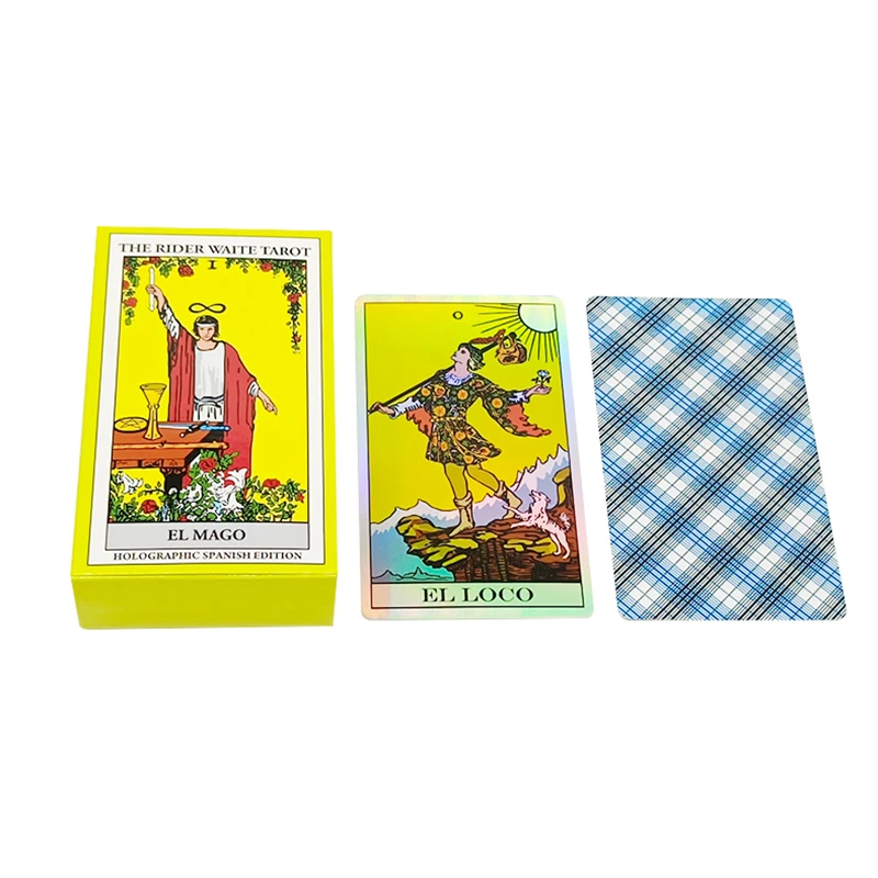 Wholesale Holographic Tarot Oracles Customized silver Gold foil Tarot Cards Wholesale Printing Oracles