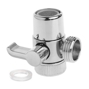 Faucet <b>Adapter</b> 22mm NPT Thread to 1/2" Hose Connector <b>Switch</b> Faucet Aerator <b>Adapter</b> Faucet Valve Diverter - Product Image 1