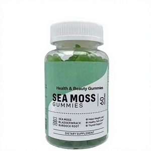 Gummies OEM de Mousse de Mer <span class=keywords><strong>et</strong></span> d'Algue Fucus Vésiculeuse Naturelles, Riches en Fibres <span class=keywords><strong>et</strong></span> Nutriments, Véganes, pour la Thyroïde, la Digestion <span class=keywords><strong>et</strong></span> le Soutien Immunitaire - Product Image 1