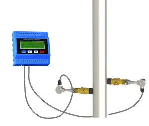 Ultraschall-Durchfluss messer mit steck barem Ultraschall-Einst eck sensor, tragbarer Wasser-Ultraschall-Durchfluss messer RS485