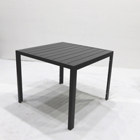Ensemble de table et 4 chaises de jardin modernes pour l'extérieur, mobilier de café, vente en gros