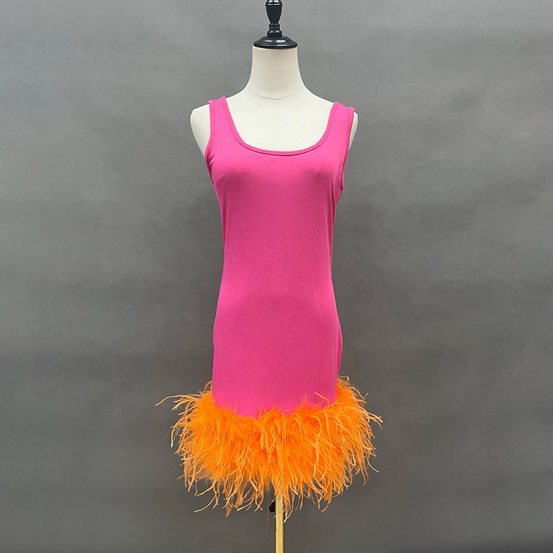 Shop Pink Fur Dresses - Elegant & Sexy Women's Fashion