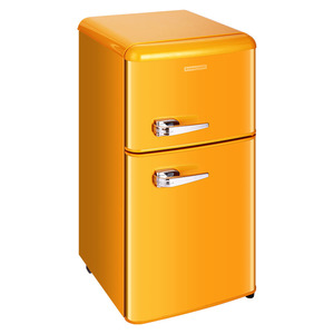 102L fornitura di fabbrica di vendita calda conveniente due porte di <span class=keywords><strong>medie</strong></span> <span class=keywords><strong>dimensioni</strong></span> retro frigorifero congelatore superiore frigorifero inferiore - Product Image 6