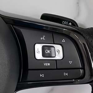 พวงมาลัยรถสปอร์ตหนังสำหรับ <span class=keywords><strong>VW</strong></span> CC Magotan MK7กอล์ฟ R GTI GTD GTE POLO GTI Scirocco T ROC Tiguan - Product Image 4