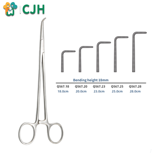 Instrumento Médico de Cirurgia Veterinária CH, Esterilização a Alta Temperatura, Pinça Hemostática em Ângulo de 90 Graus - Product Image 3
