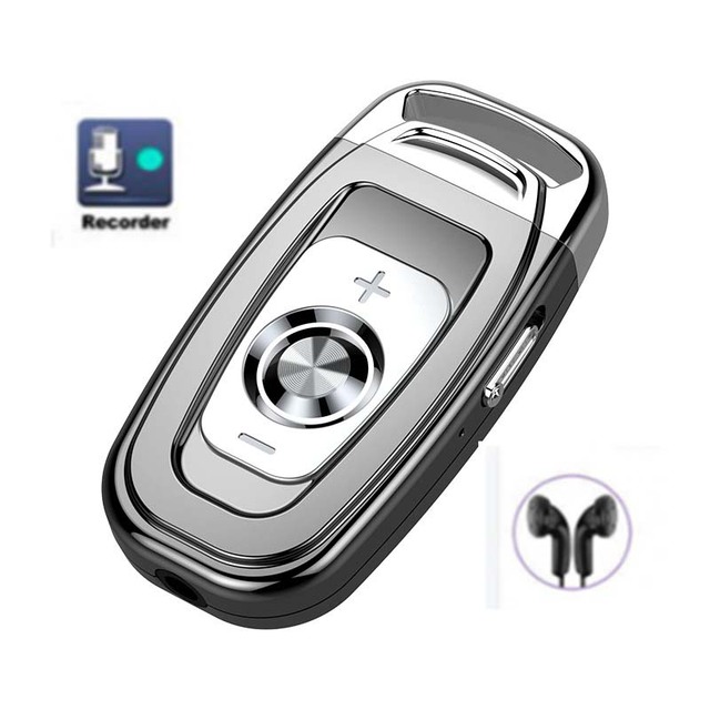 High Quality Chips Voice Activated 360 Angle Recording Keychain Digital Voice Recorder for Meeting and Class
