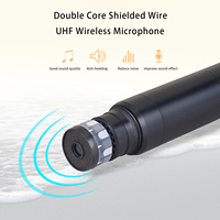 Système de microphone sans fil professionnel GAW-KU08 2.4G à double canal pour fêtes, mariages, discours, églises, scènes, karaoké, DJ