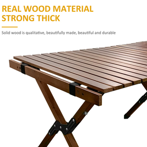 Mesas de madera de fácil transporte, para senderismo, Camping, <span class=keywords><strong>pesca</strong></span>, <span class=keywords><strong>plegable</strong></span>, Picnic, Camping - Product Image 3
