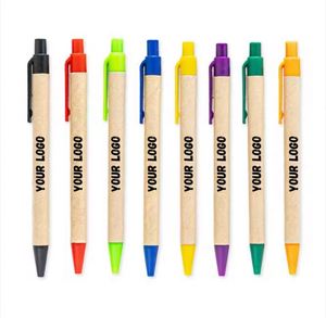 Custom Paper <b>Pen</b> Personalized Ballpoint <b>Pens</b> for Business Eco Friendly Paper <b>Pens</b> - Product Image 1