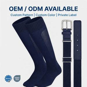OEM/ODM Color Baseball <strong>Belt</strong> &amp; Socks Wholesale Custom PU Tip Stretch <strong>Belt</strong> with Mesh Ventilation Socks for Baseball Team Apparel - Product Image 1