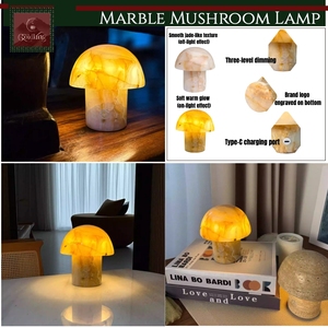 โคมไฟหินอ่อนทรงเห็ด GOLDKING แสงสีสำหรับโรงแรม วิลล่า ห้องนั่งเล่น โครงการสั่งทำ ขายส่งจากโรงงานโดยตรง คุณภาพดี - Product Image 3